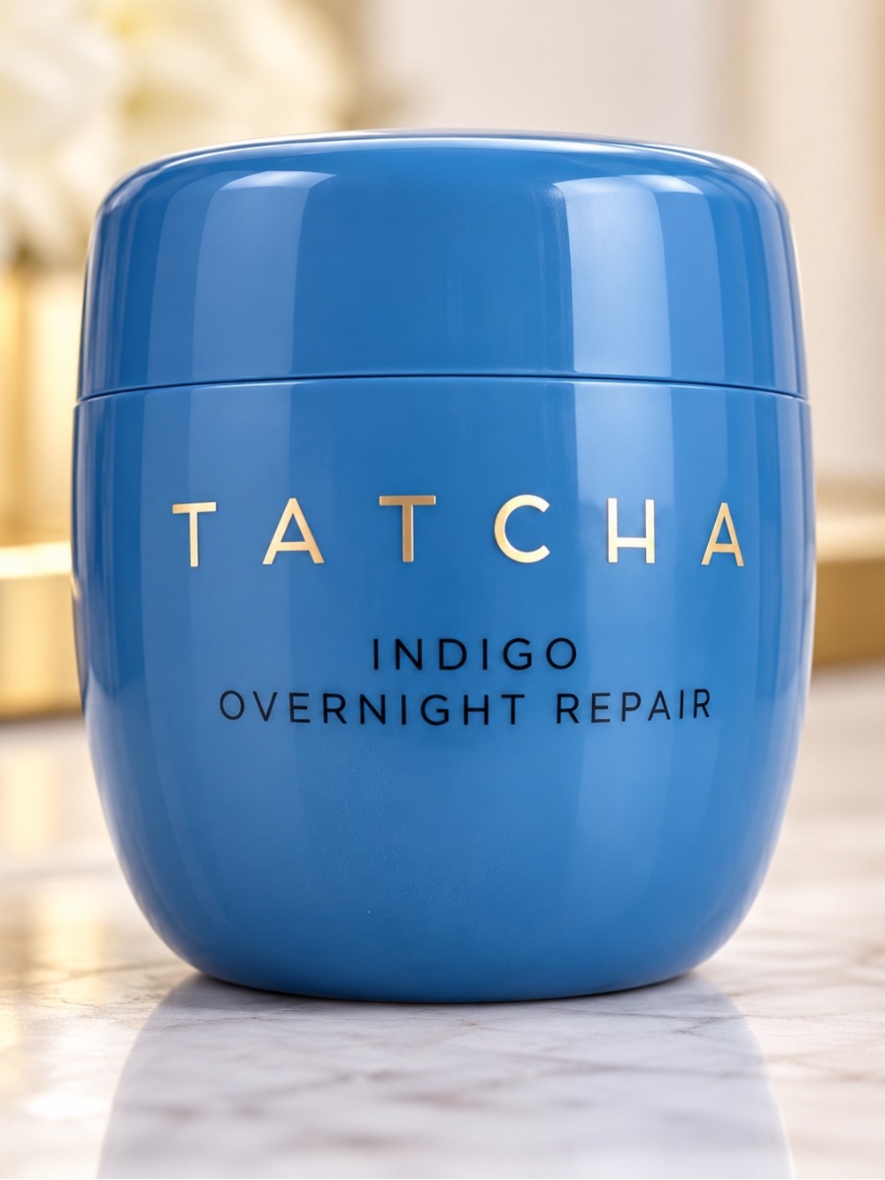 Tatcha Indigo Overnight Facial Repair Redness-Reducing Barrier Cream 1.7 oz MINI
